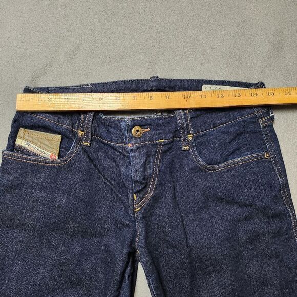 DIESEL grupee Zip women's jeans - diesel Super Slim - Skinny - Low Waist Sz 29 - Picture 12 of 14